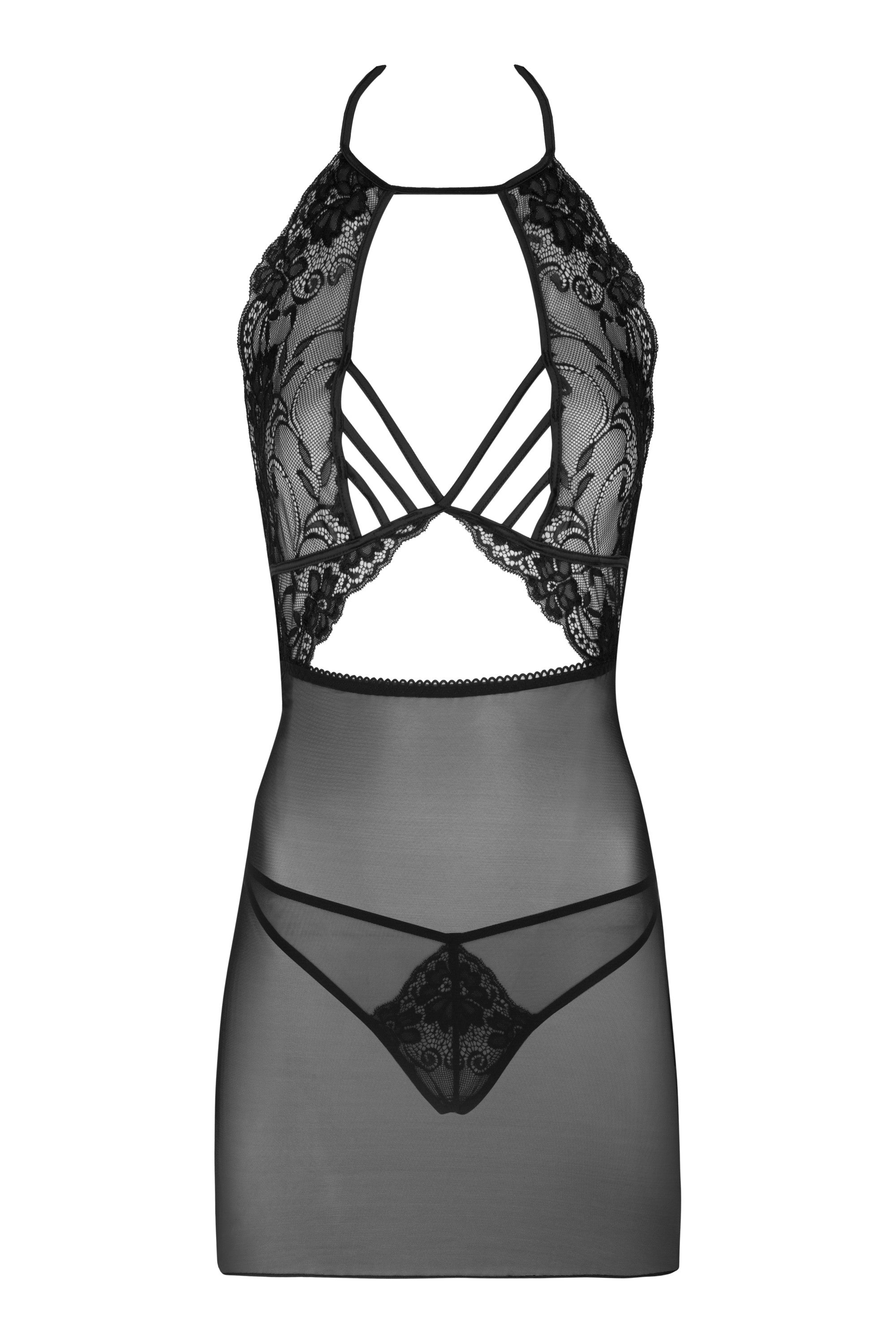 zmysłowa Koszulka Damska Malviami Black Czarny LivCo Corsetti Fashion