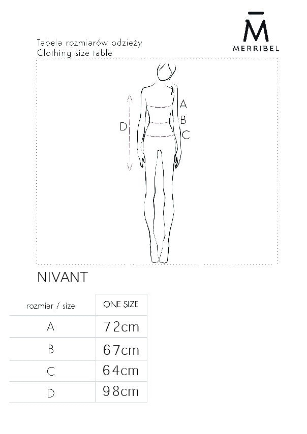 Kardigan Żakiet Marynarka Nivant Beige