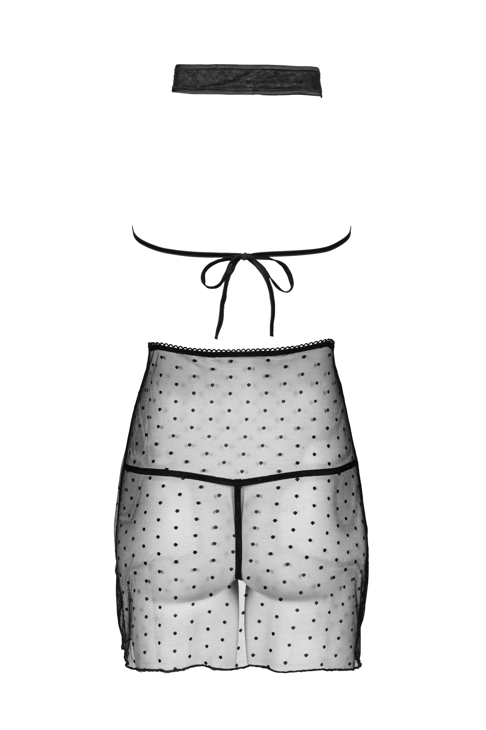 Zmysłowa Koszulka Damska Manirtam Black Czarny LivCo Corsetti Fashion