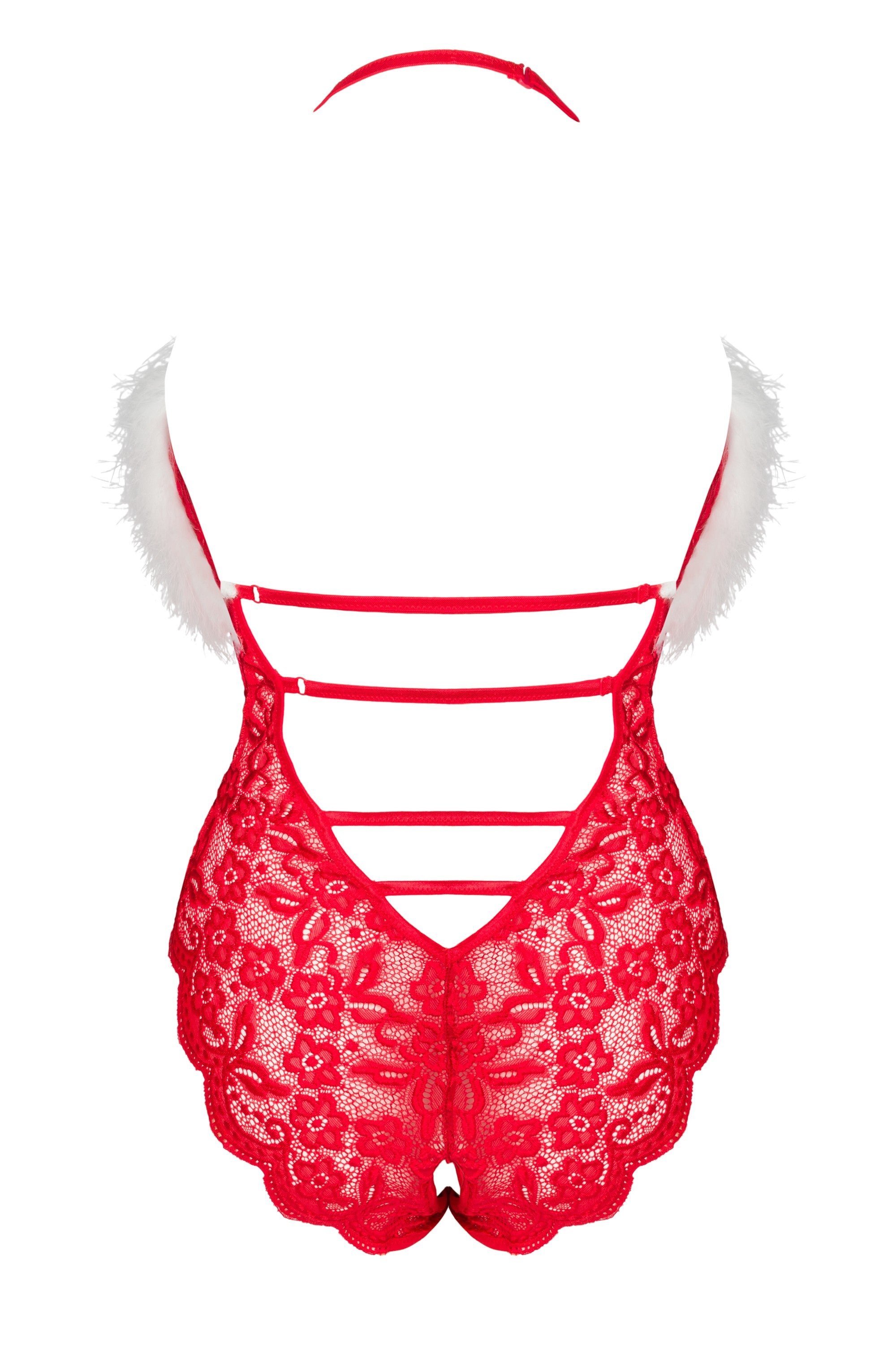 Strój Mikołajki Body Santas Lace Lady