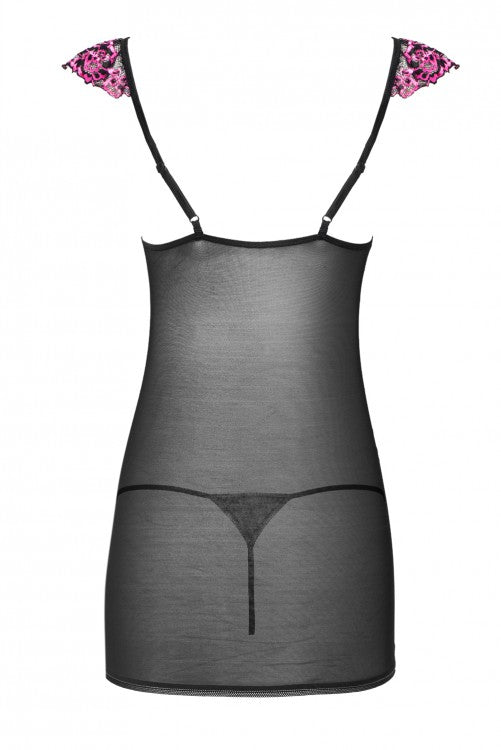 Zmysłowa Koszulka Damska Kinge LC 99187 Love Potion Black Czarny Collection LivCo Corsetti Fashion