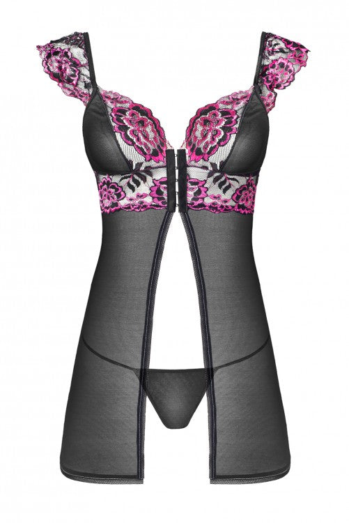 Zmysłowa Koszulka Damska Casarann LC 99186 Love Potion Black Czarny Collection LivCo Corsetti Fashion