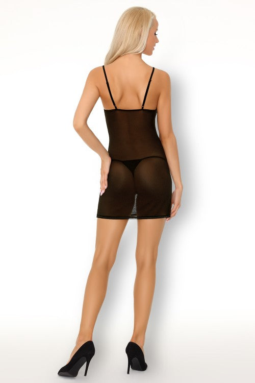 Zmysłowa Koszulka Damska Loritan LC 99185 Love Potion Black Czarny Collcetion LivCo Corsetti Fashion