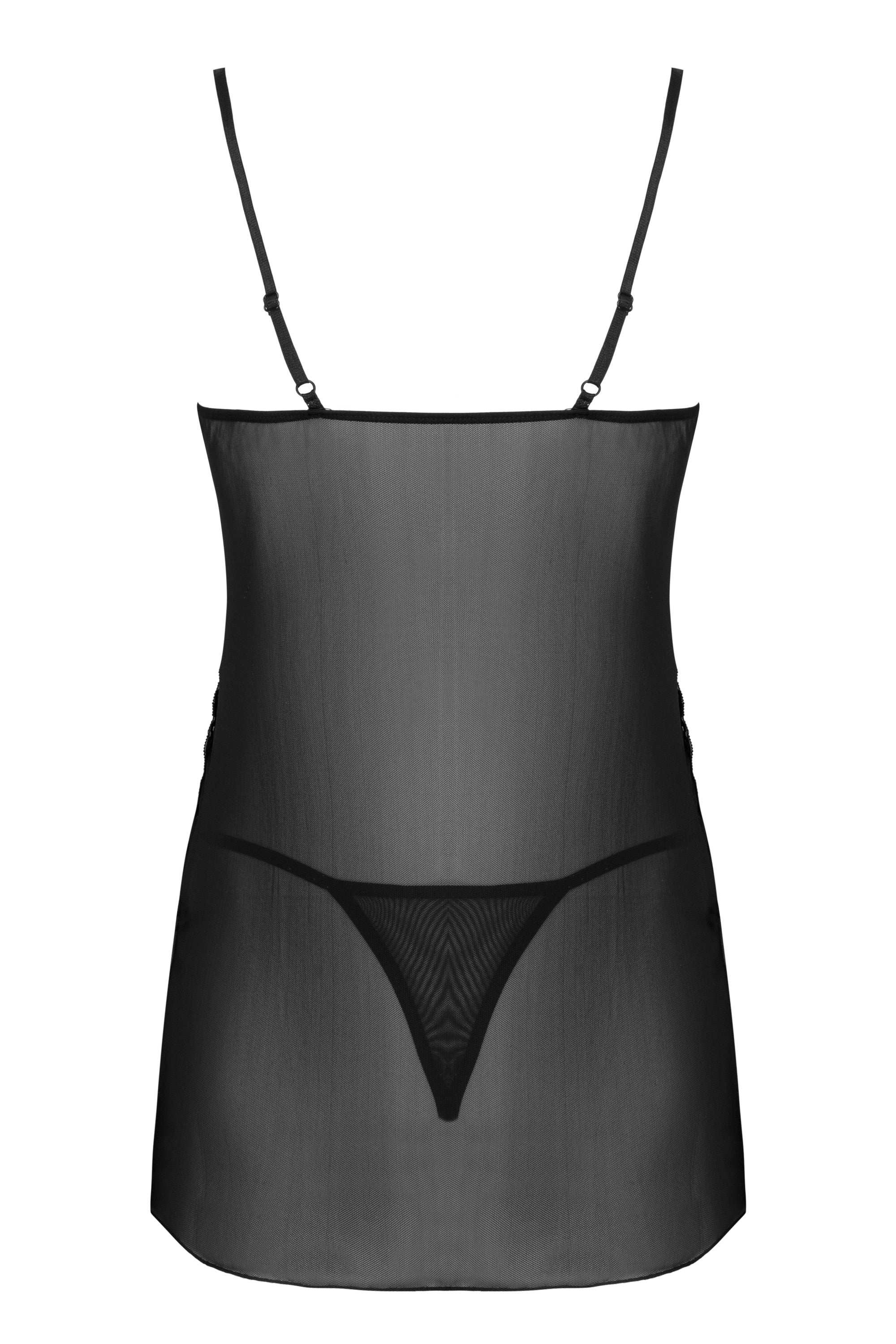 Zmysłowa Koszulka Damska Livemia Black Czarny LivCo Corsetti Fashion