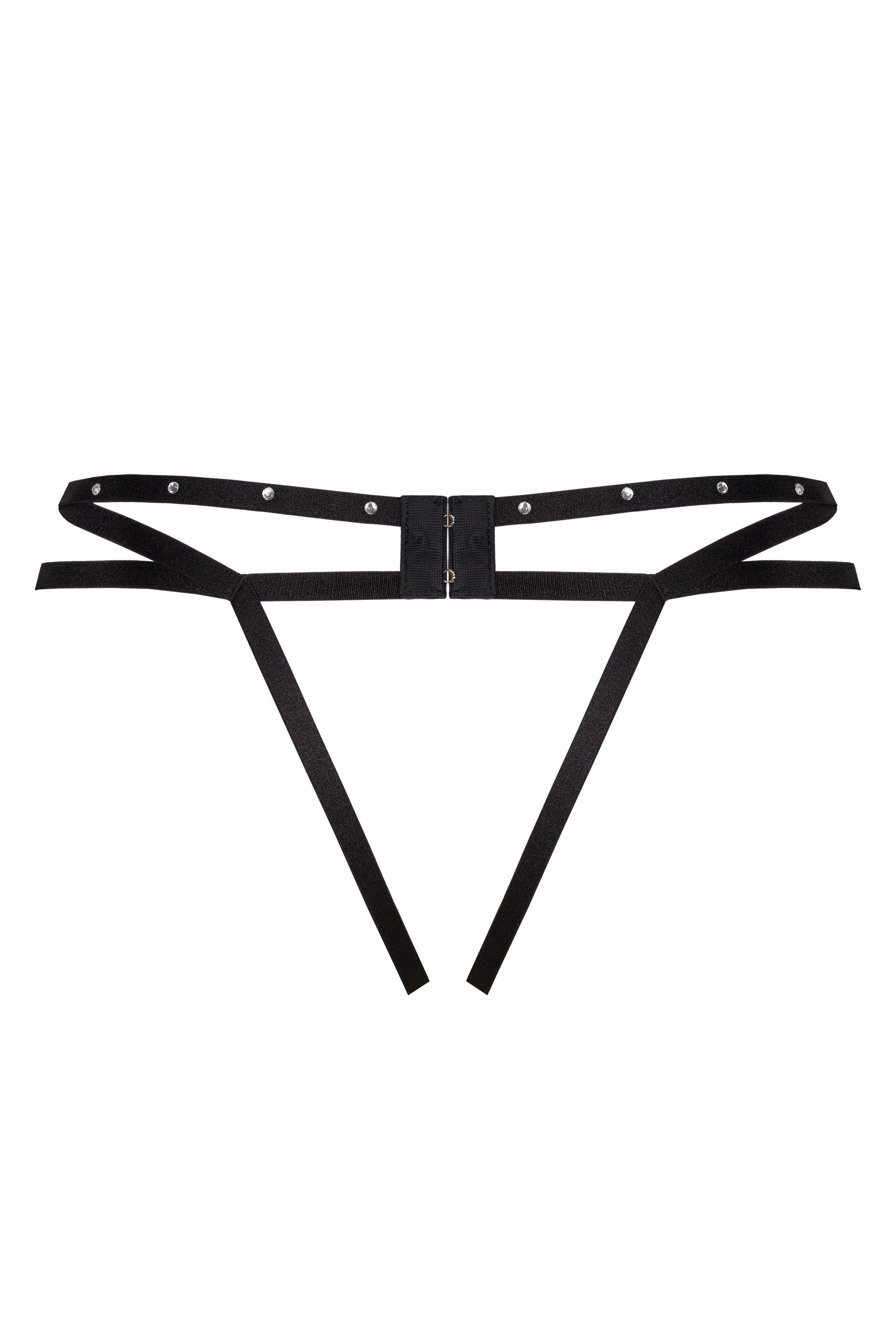 Stringi Nomade Black Czarny LivCo Corsetti Fashion