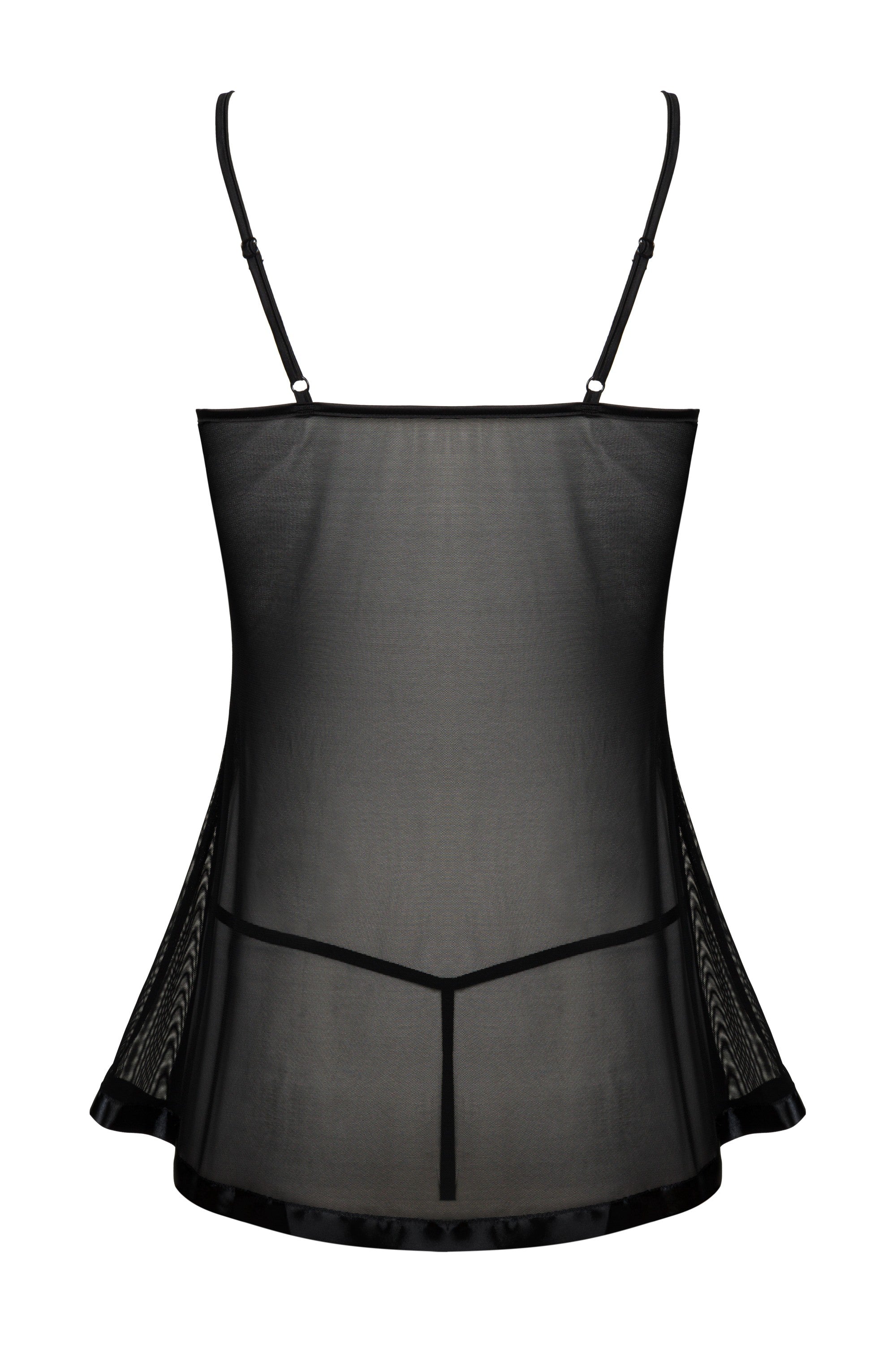 Zmysłowa Koszulka Damska Ritea Black Czarny LivCo Corsetti Fashion