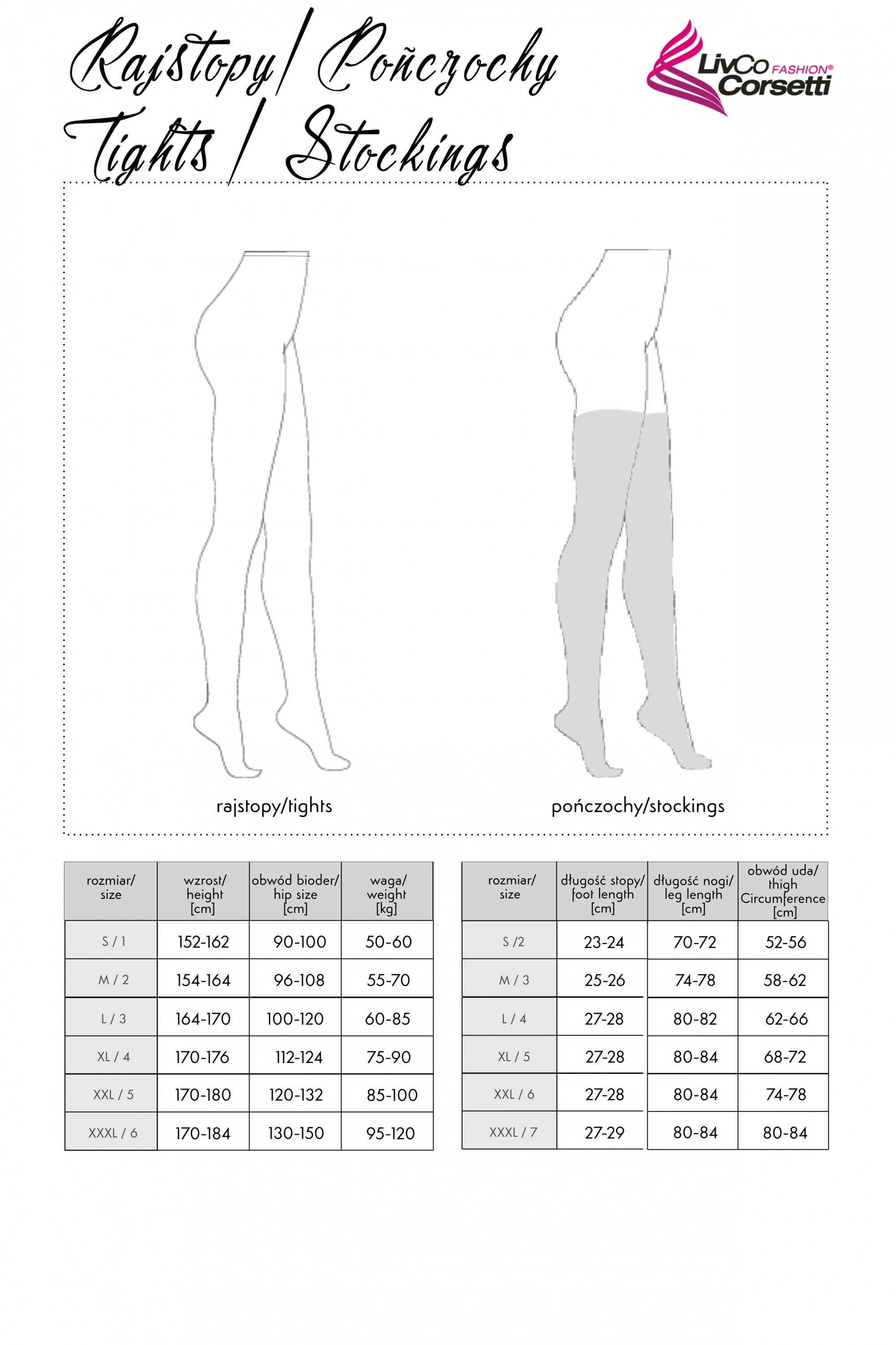 Pończochy Kornelie 20 DEN Beige Beżowy LivCo Corsetti Fashion