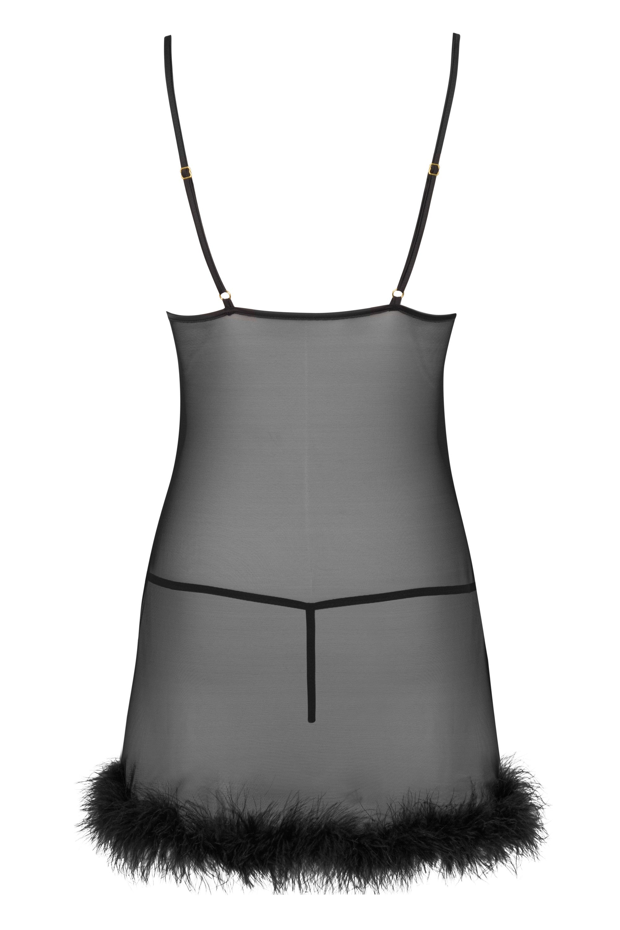 Zmysłowa Koszulka Damska Zerunam Black Czarny LivCo Corsetti Fashion