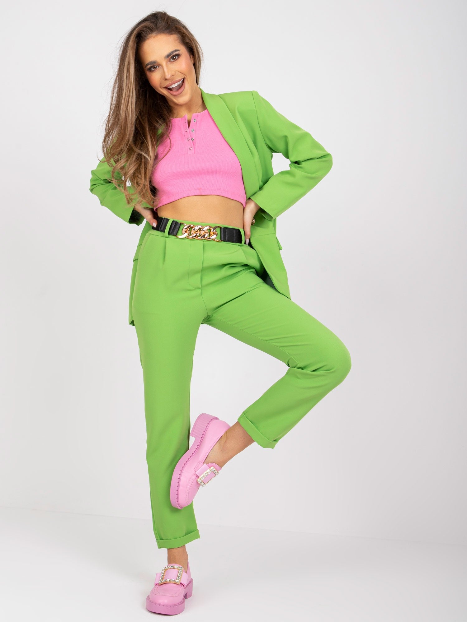 Marynarka-DHJ-MA-15621.12X-jasny zielony