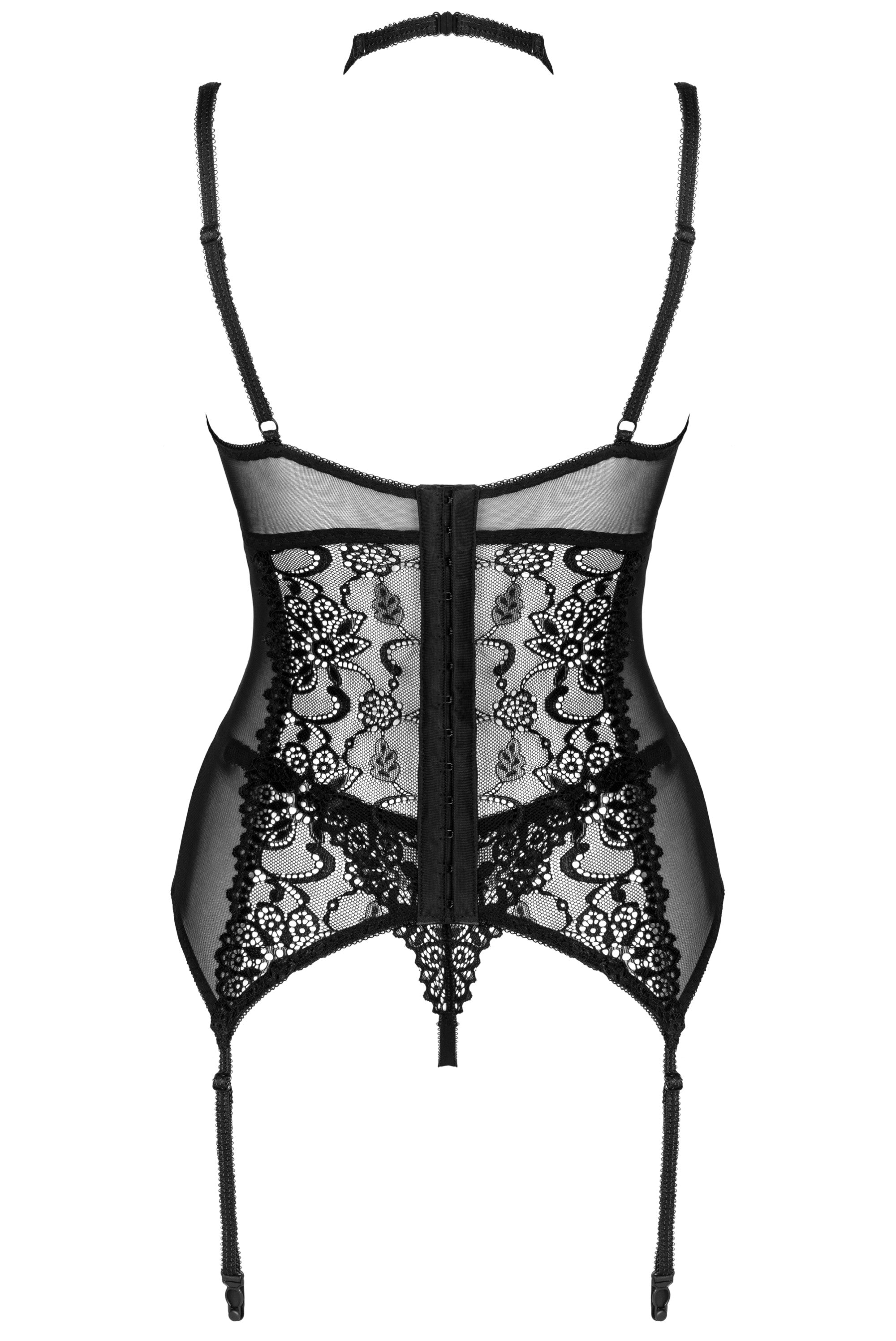Gorset Giellandra Black Czarny For The Senses Collection LivCo Corsetti Fashion