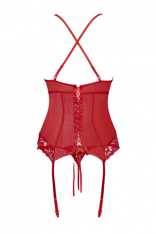 Gorset Parmin LC 90445 Salssa Red Collection