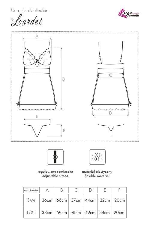 Koszulka Lourdes LC 90244 Cornelian Collection