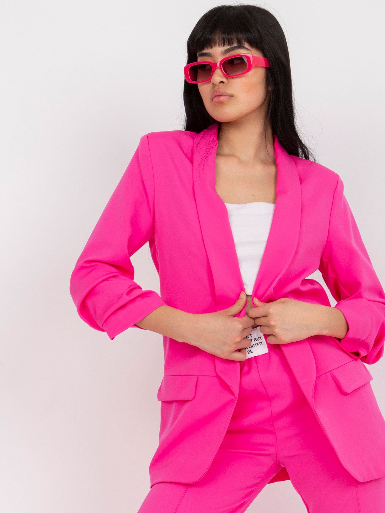 Marynarka-DHJ-MA-7684.15P-fluo różowy