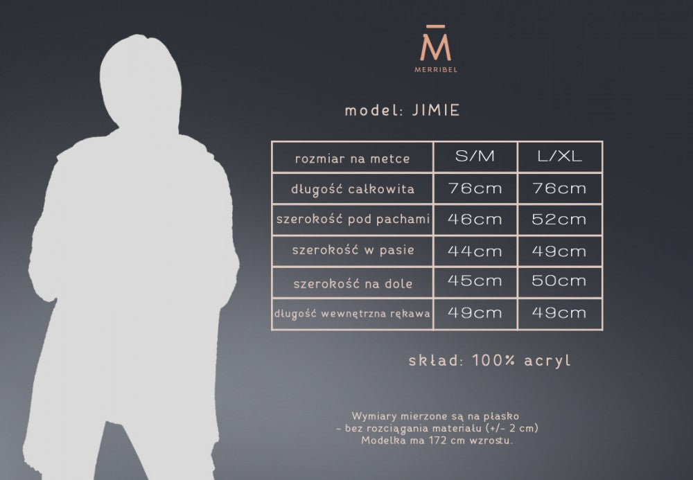 Kardigan Żakiet Marynarka Jimie Apricot