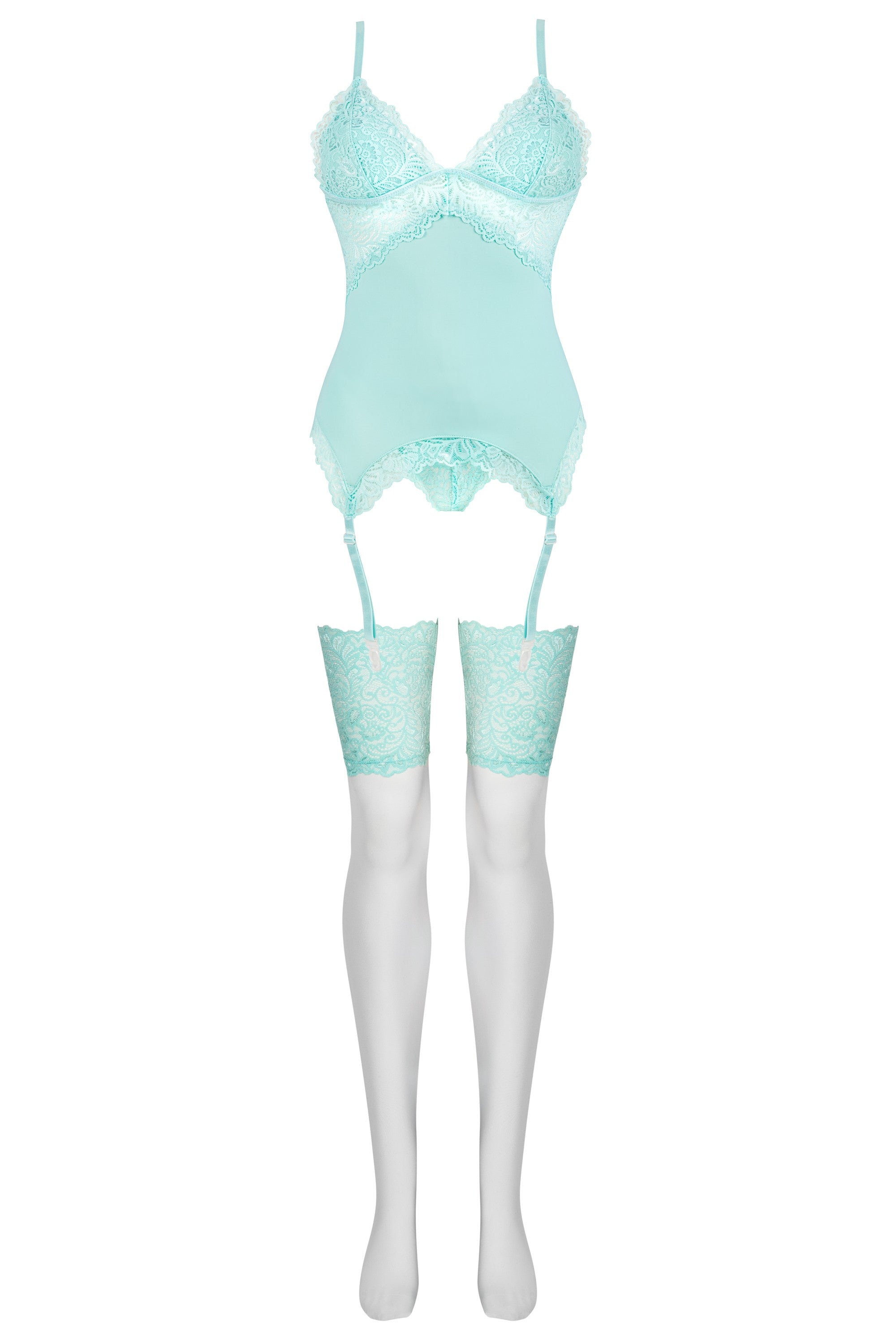 Gorset Persinne Mint Mientowy Emporio Collection LivCo Corsetti Fashion