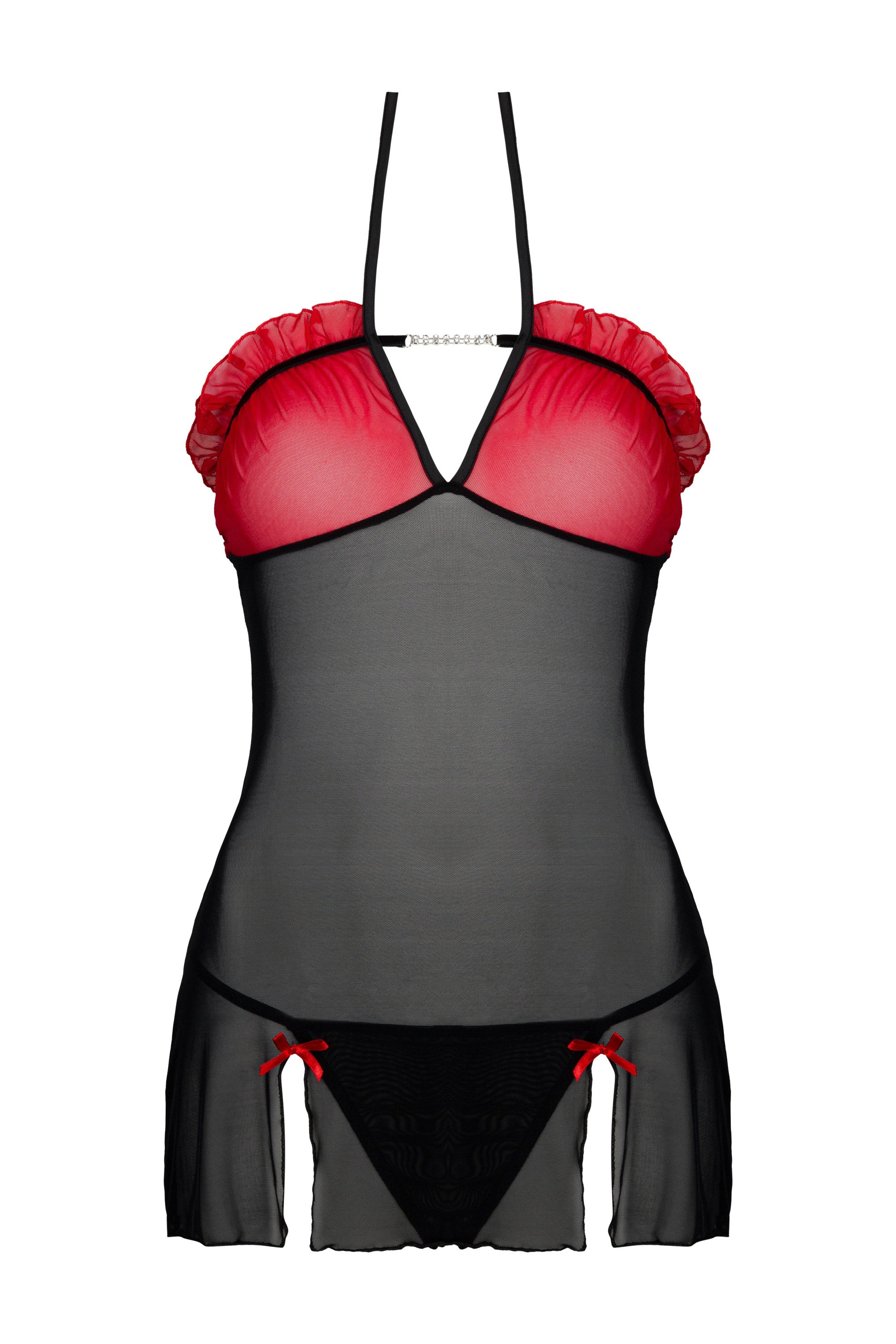 Zmysłowa Koszulka Damska Narion Black Czarny LivCo Corsetti Fashion